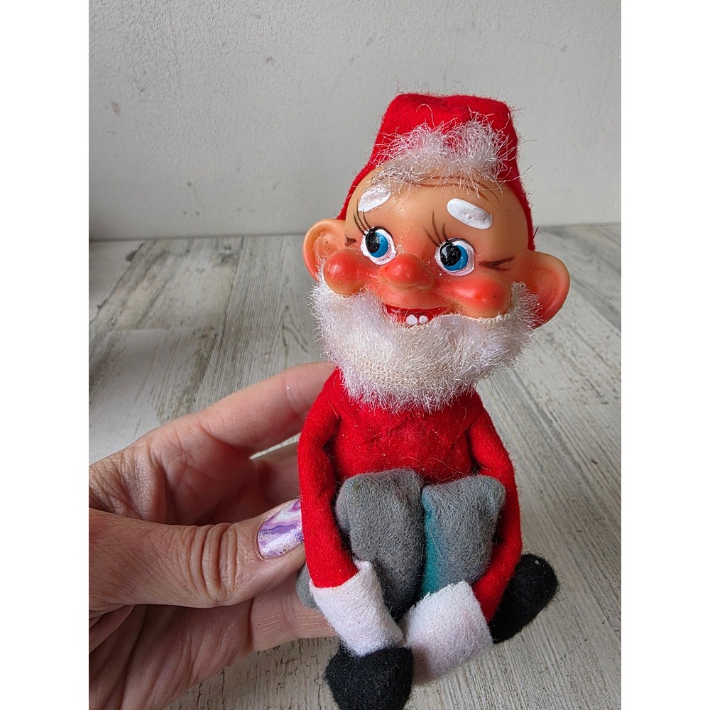 Vintage elf Santa pixie knee hugger